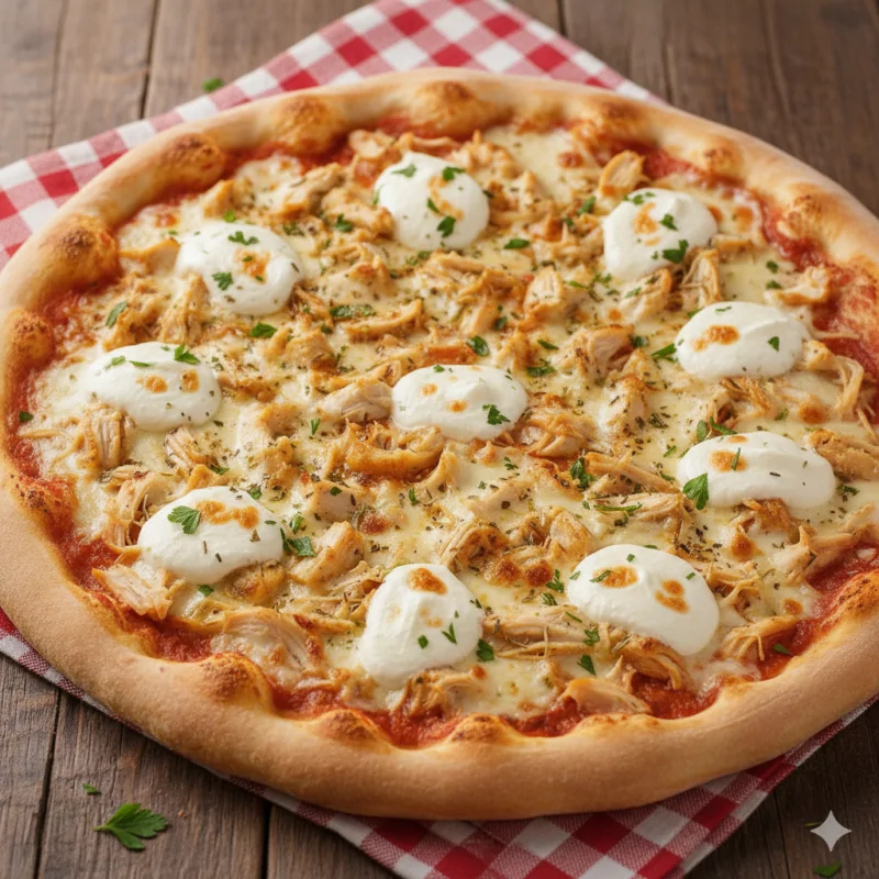 Pizza de Frango com Catupiry